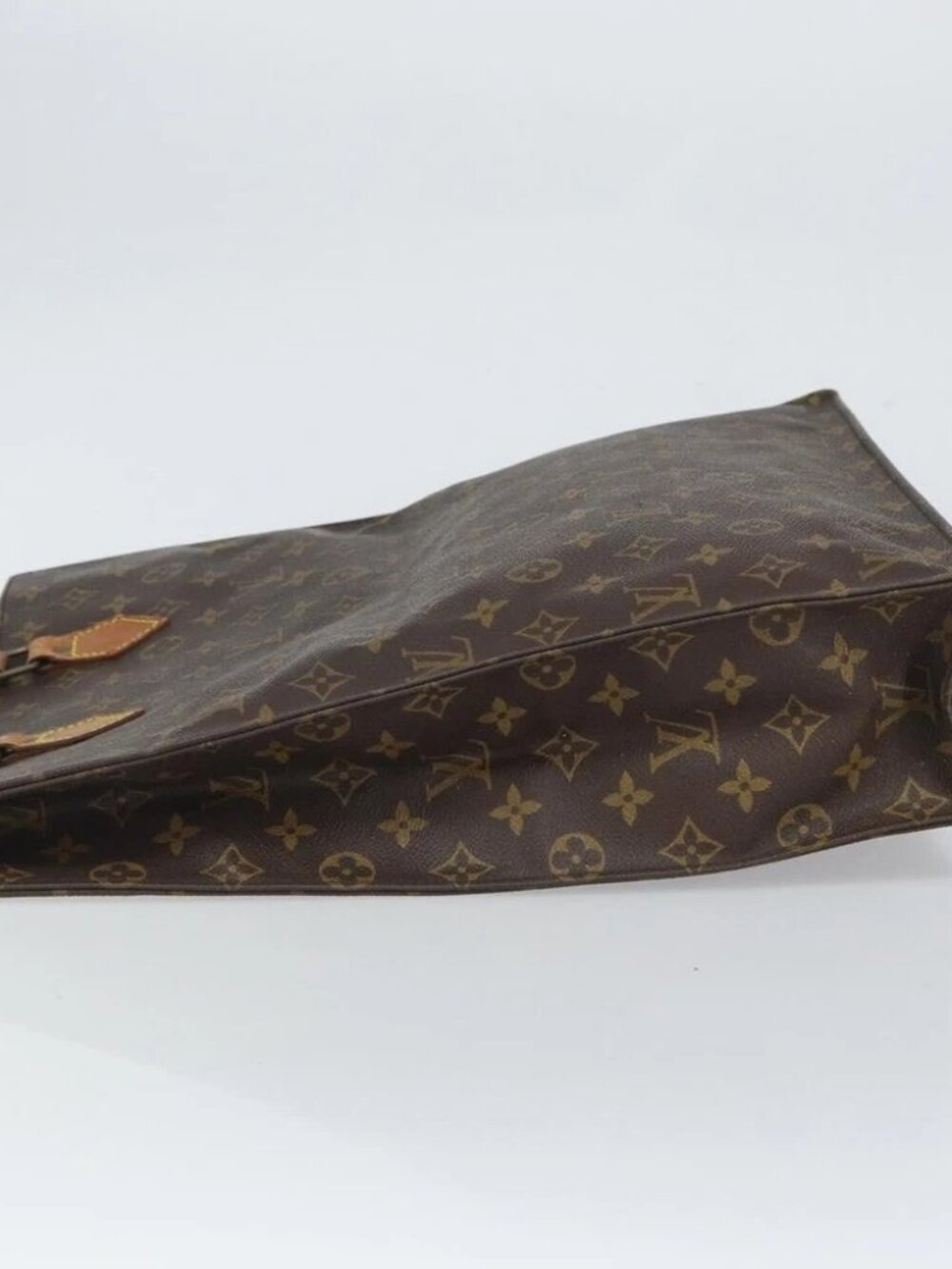 LOUIS VUITTON Monogram Sac Plat Hand Bag M51140 LV Auth - Picture 3 of 16